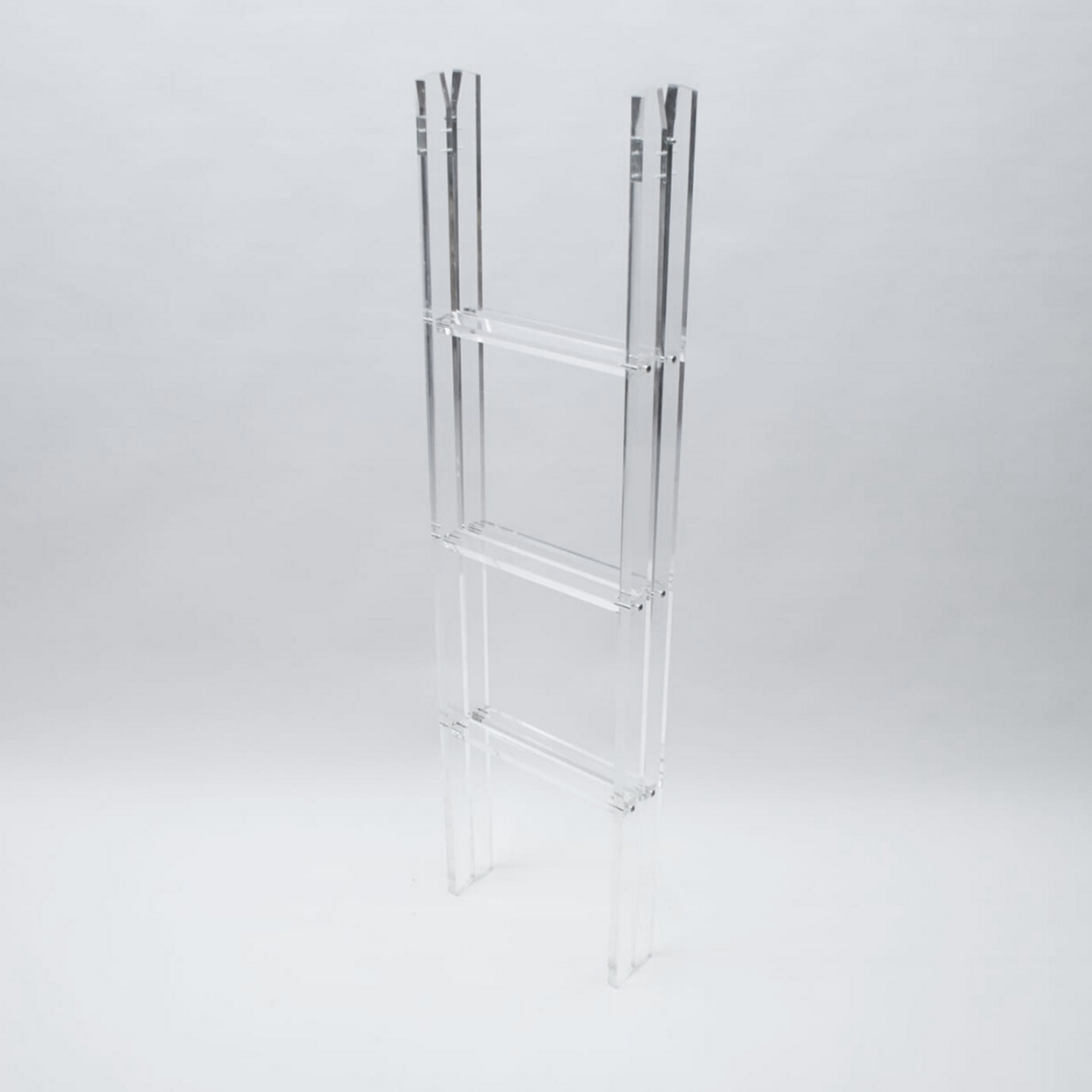 Clear Lucite Folding Tall Towel Ladder