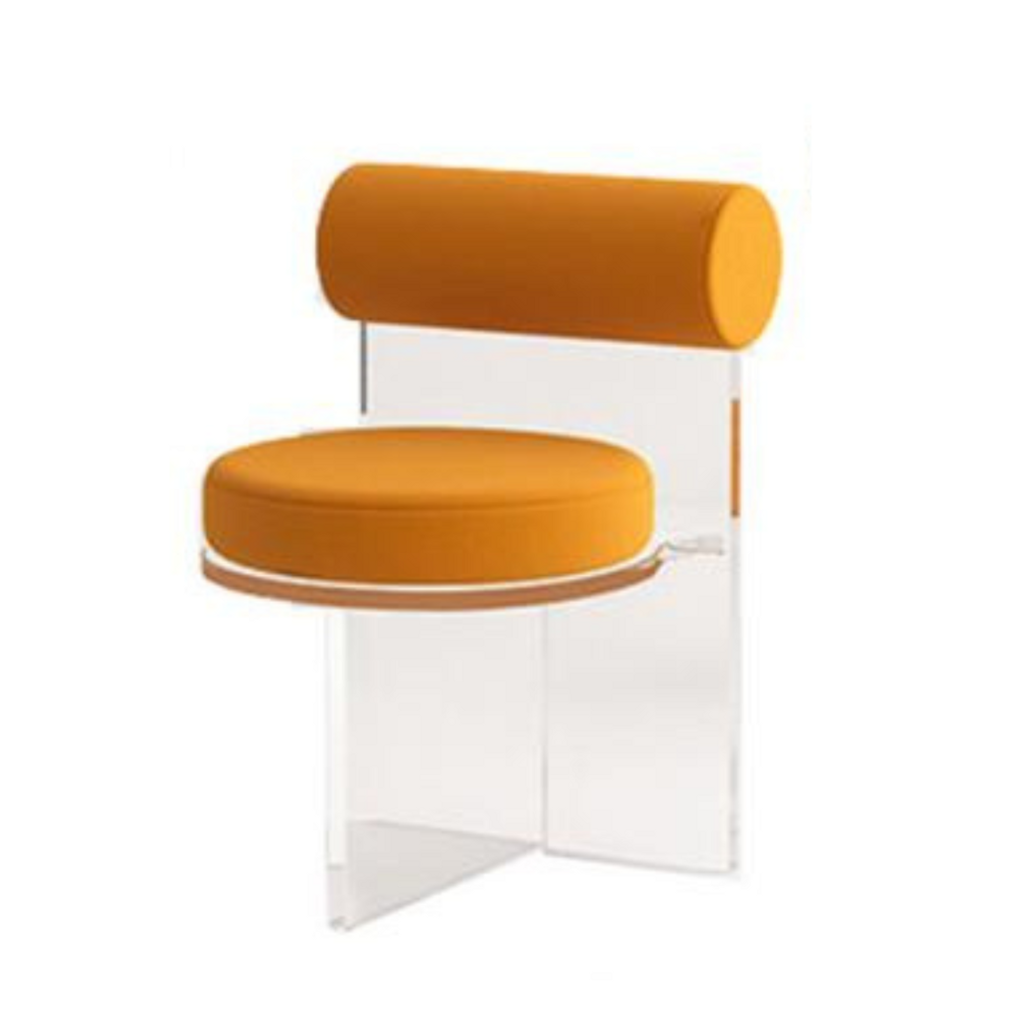 1970's Color Chair with Lucite Frame, Color Options