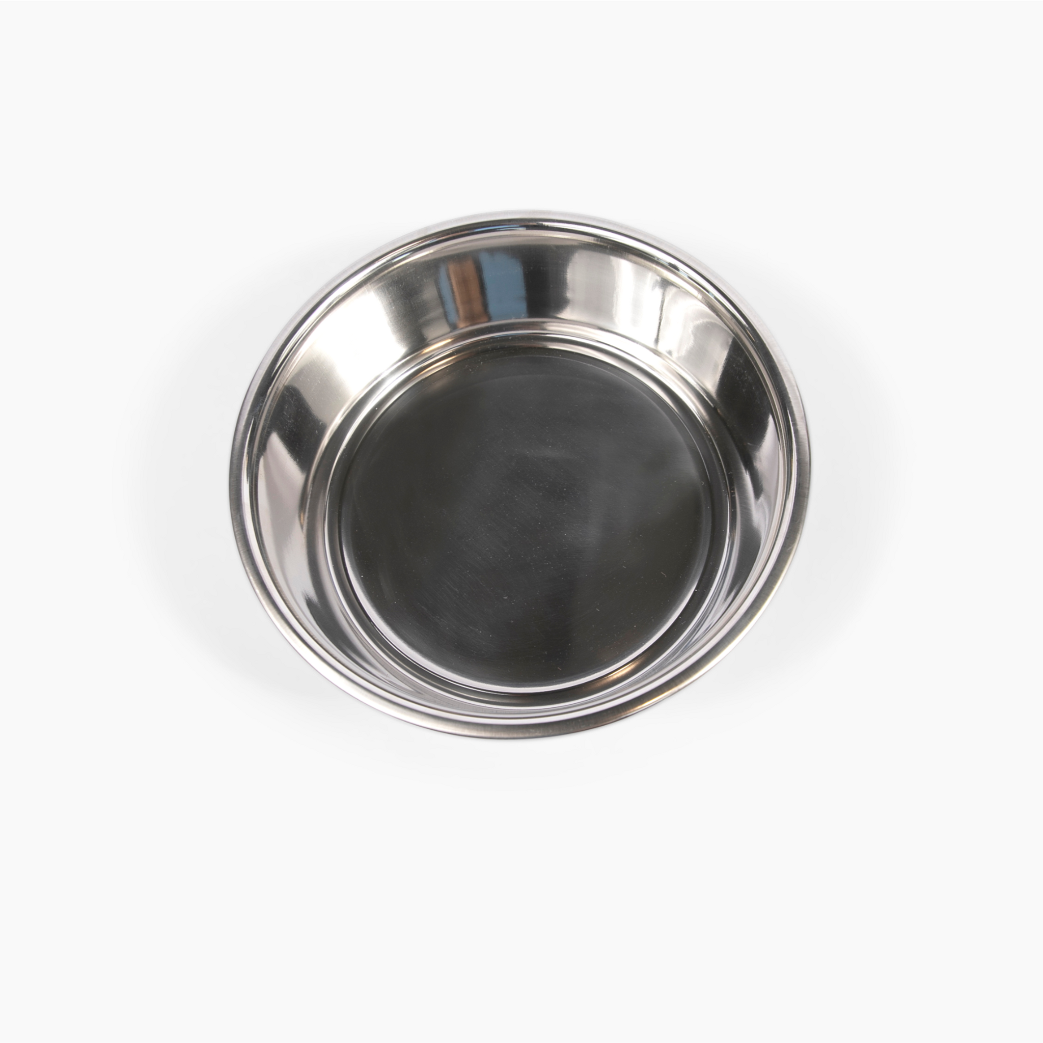 hiddin smoke grey lucite acrylic dog bowl feeder tall silver bowls