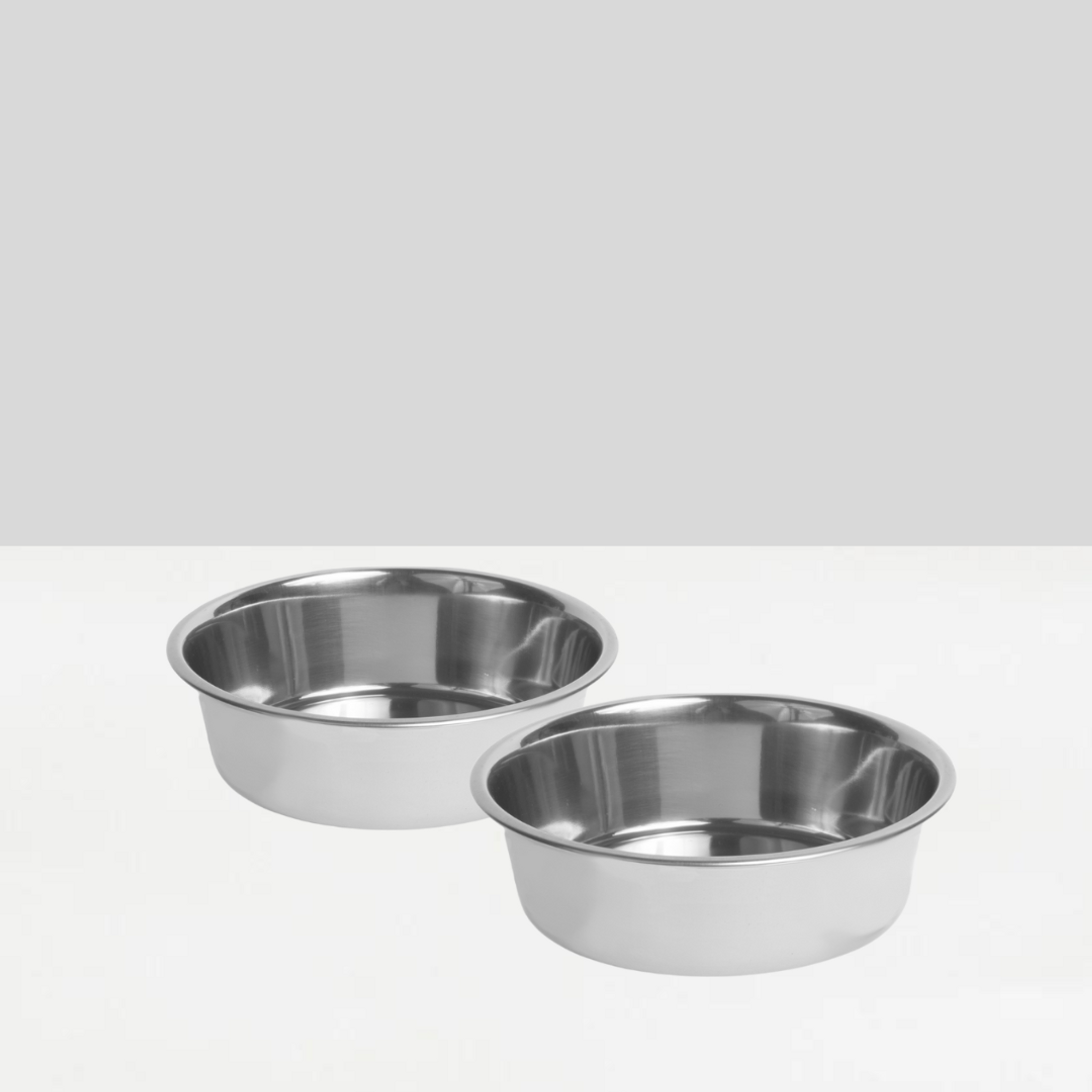 Stainless Steel Pet Bowl, Set of 2 | Options by Hiddin