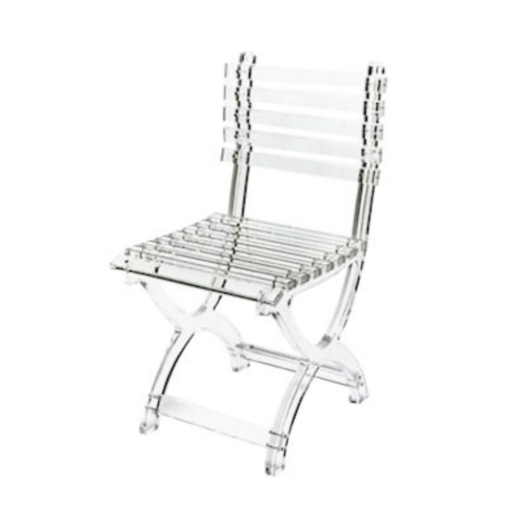 Lucite Slats Chair