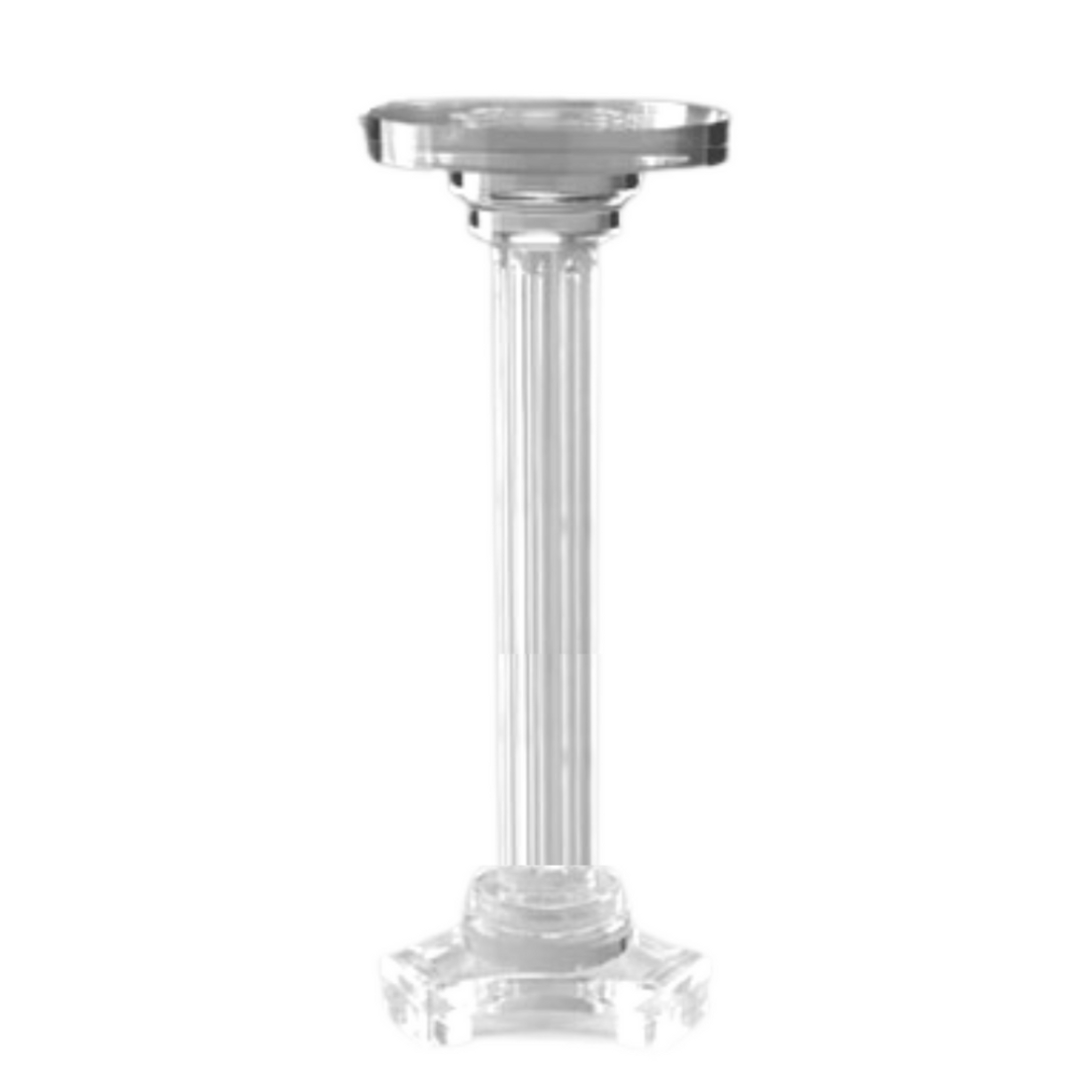 Formal Lucite Art Pedestal