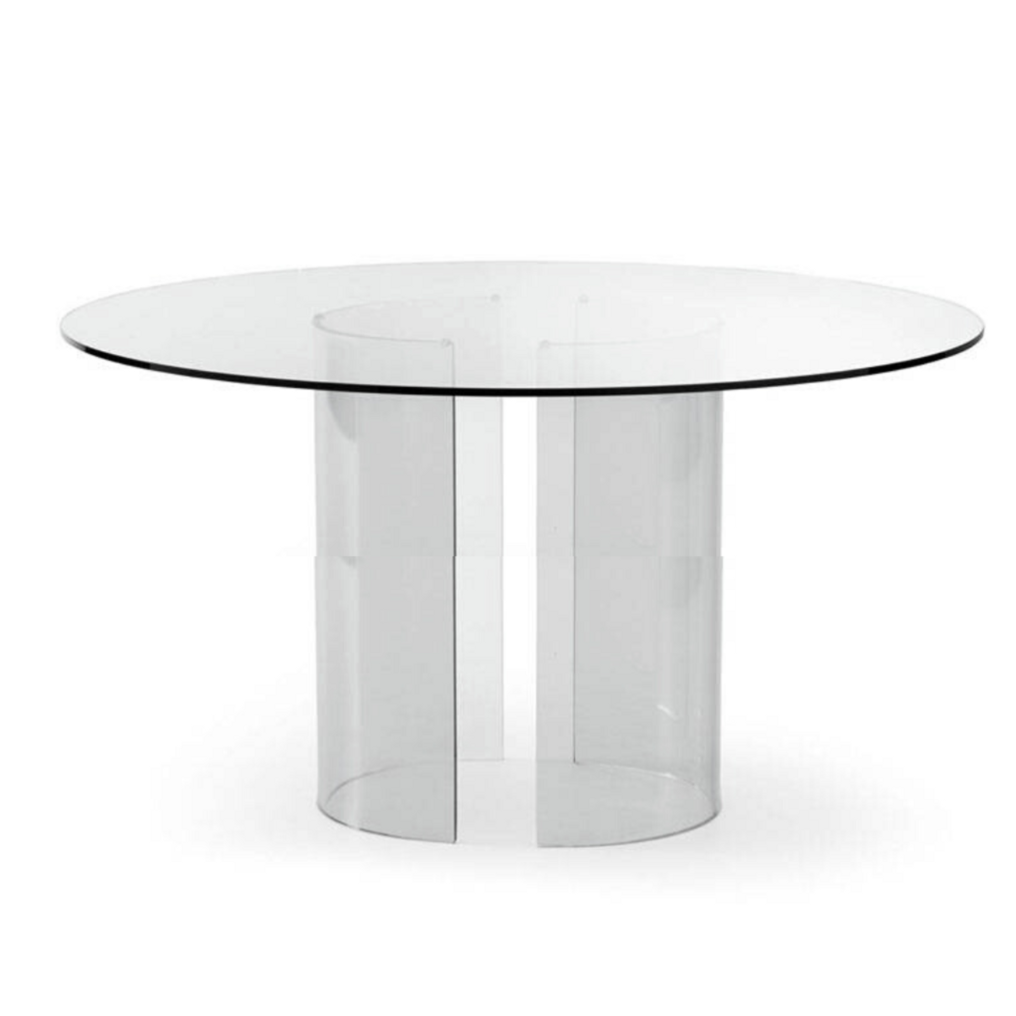 Round Table with Half Circle Legs