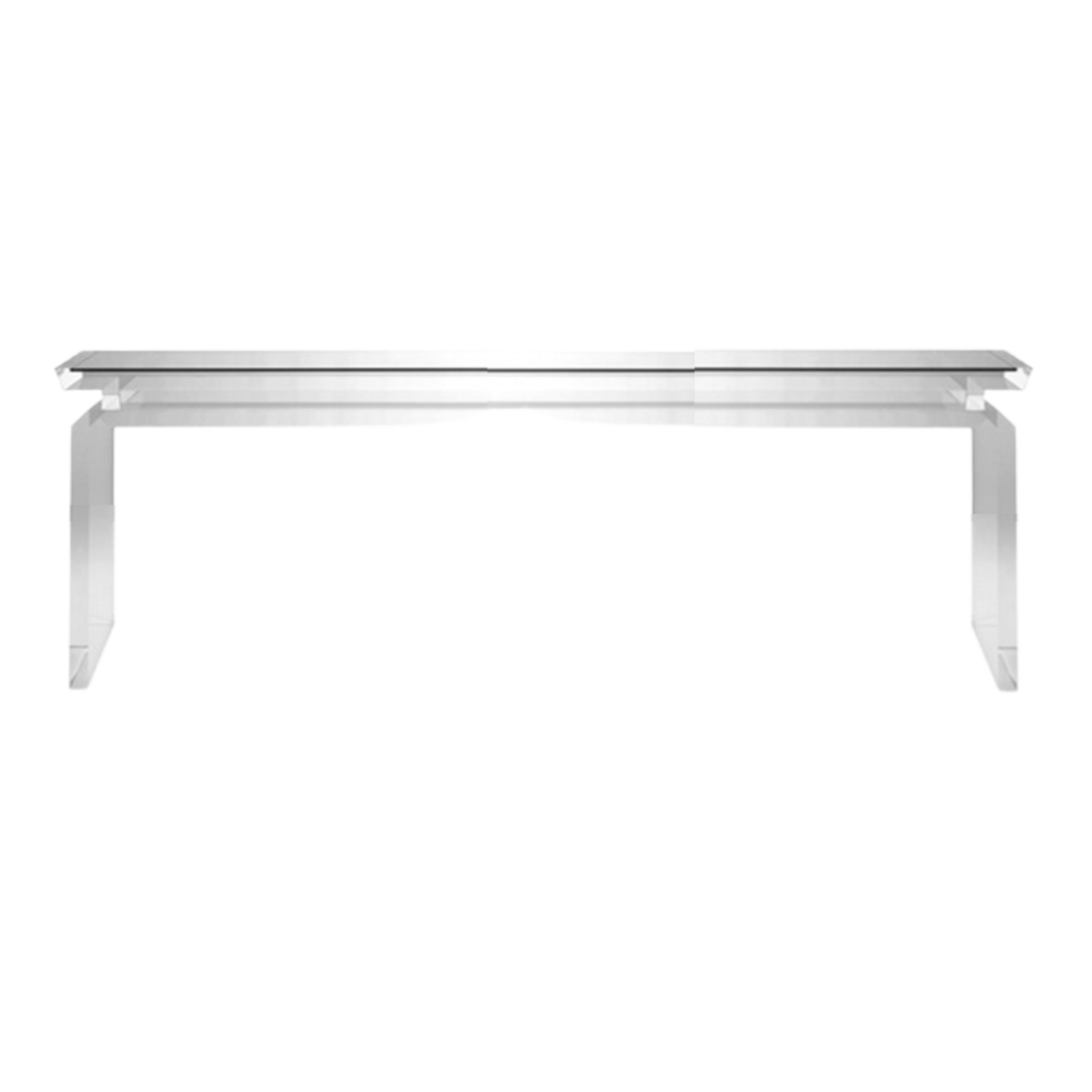 Floating Top Lucite Bench