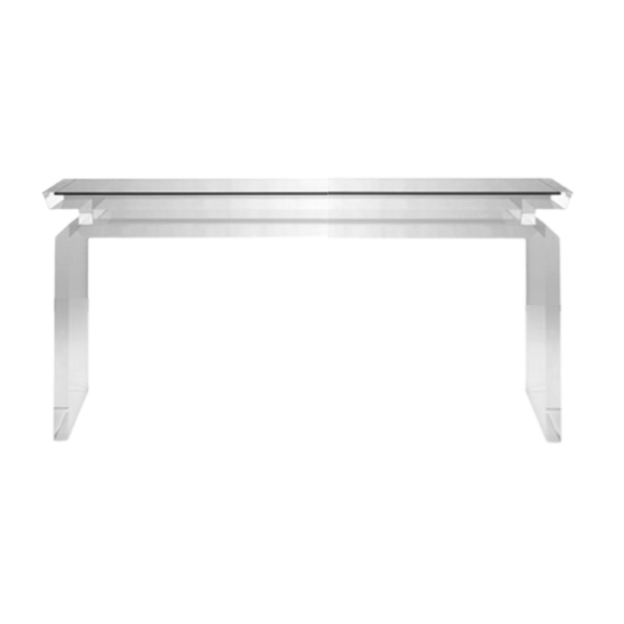 Floating Top Lucite Bench