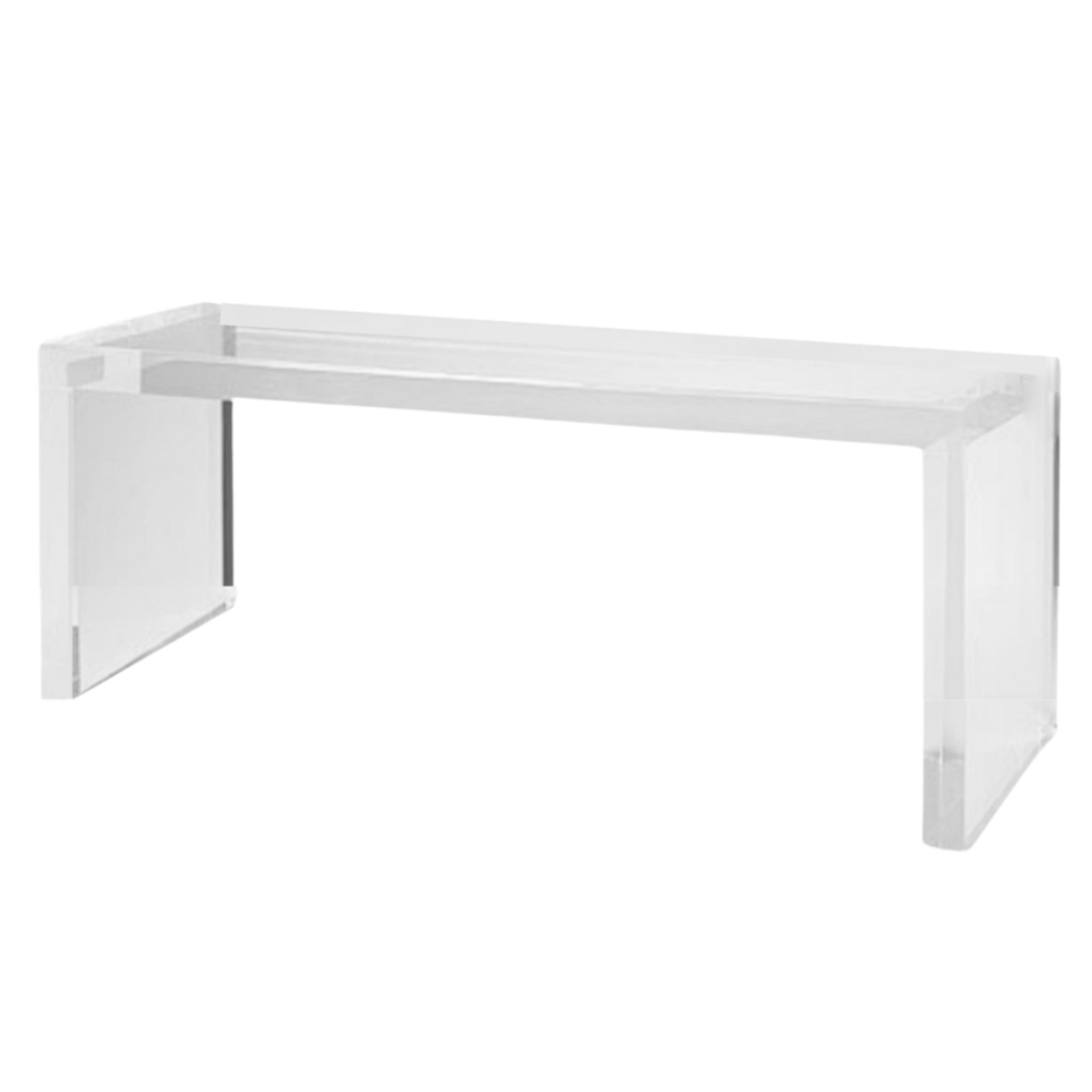 Slab Lucite Bench