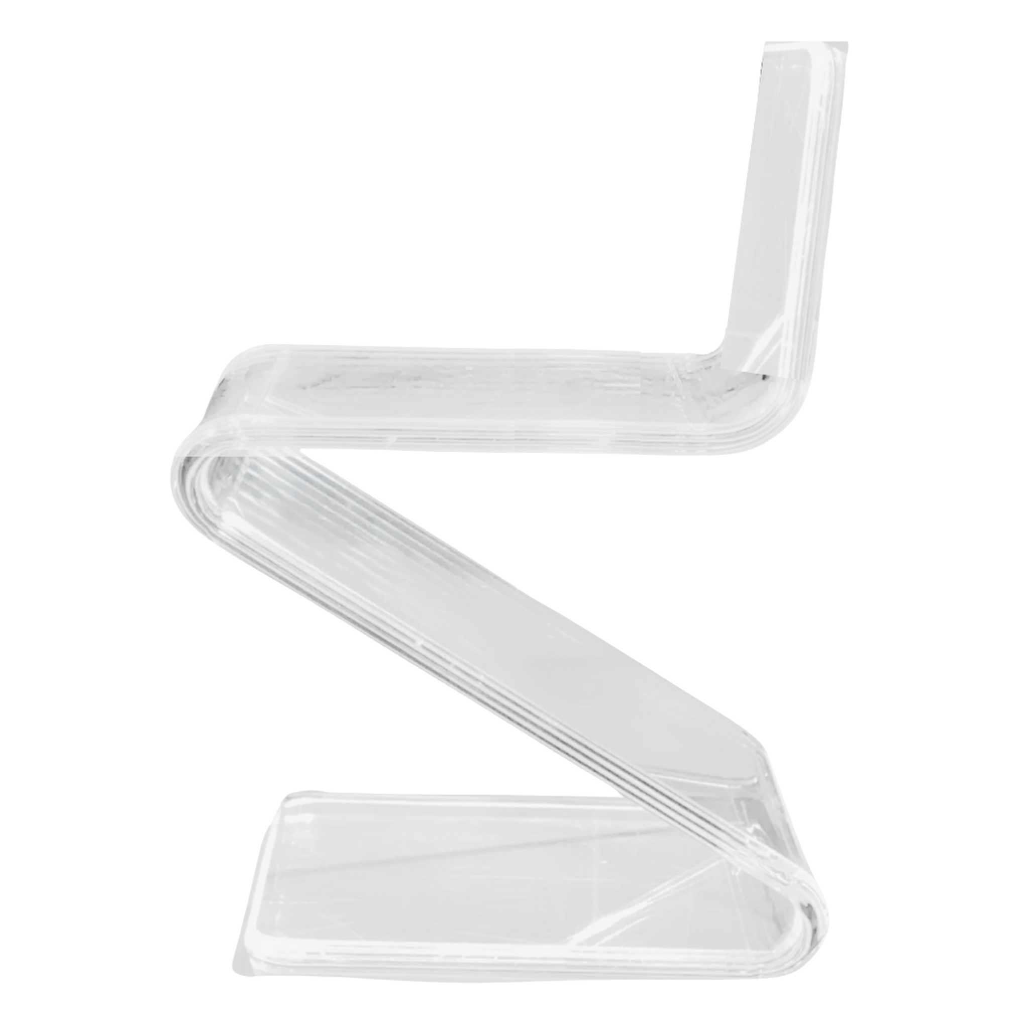 Low Back Lucite clear acrylic 