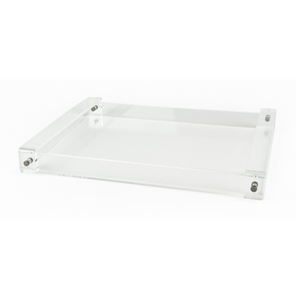 HA214TY clear tizo clear handle lucite tray