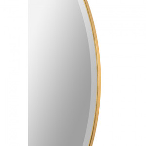 renwil Thallo MT2347 large 48 inch round modern gold leaf wall mirror