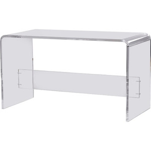 Butler Crystal Clear lucite waterfall Acrylic Bench