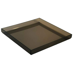 brown Square Color Acrylic Tray