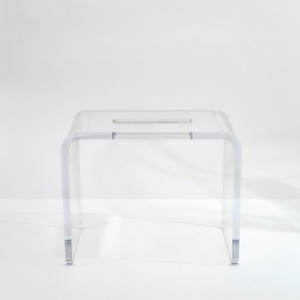 Custom Lucite Shower Bench and Step Stool