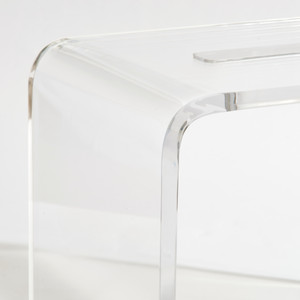 Custom Lucite Shower Bench and Step Stool