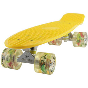Kids Bright Color Acrylic Skateboard with Clear Wheels