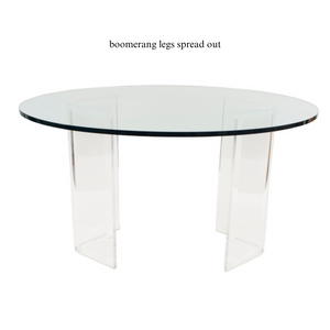 Boomerang Base Round Table 