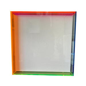 4 Color Neon Lucite Wall Hanging Shadow Box Frame