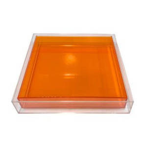 Bright Color Double Layer Lucite Trays