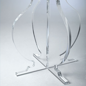 Lucite Urn Pedestal Table