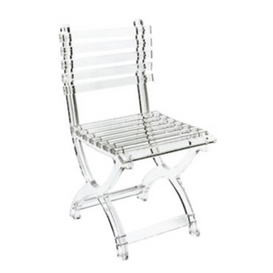 Lucite Slats Chair