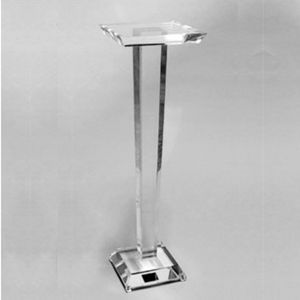 Contemporary Facet Square Pedestal 