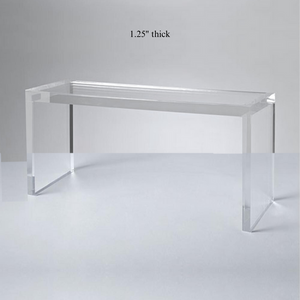 Slab Lucite Bench