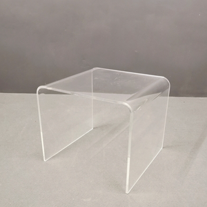 1/2" Lucite Waterfall Side Table