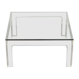 Parsons Square Coffee Table with Curve Apron