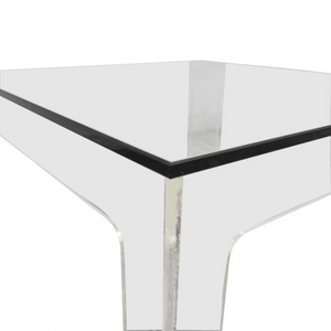 Parsons Square Coffee Table with Curve Apron