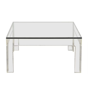 Parsons Square Coffee Table with Curve Apron