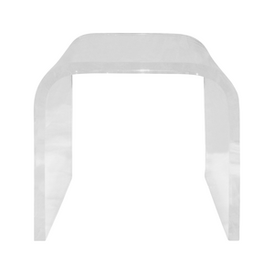  1.25" Lucite Waterfall Side Table