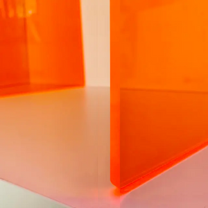 Neon Color Lucite Waterfall Table