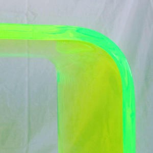 Neon Color Lucite Waterfall Table