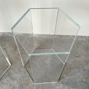 Lucite Hex Pedestal 