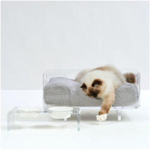 Clear Acrylic Pet Bed by Hiddin