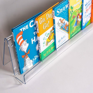 Clear Acrylic Book Ledge,