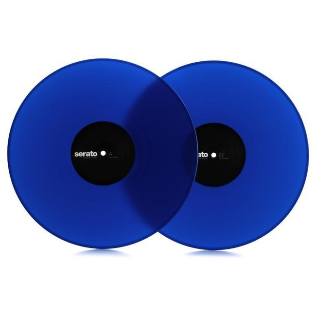 serato blue color vinyl record album modern wall art decor teens