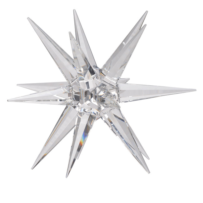 modern glass star paperweight gift idea table top accessory Karsta Star Accent Medium