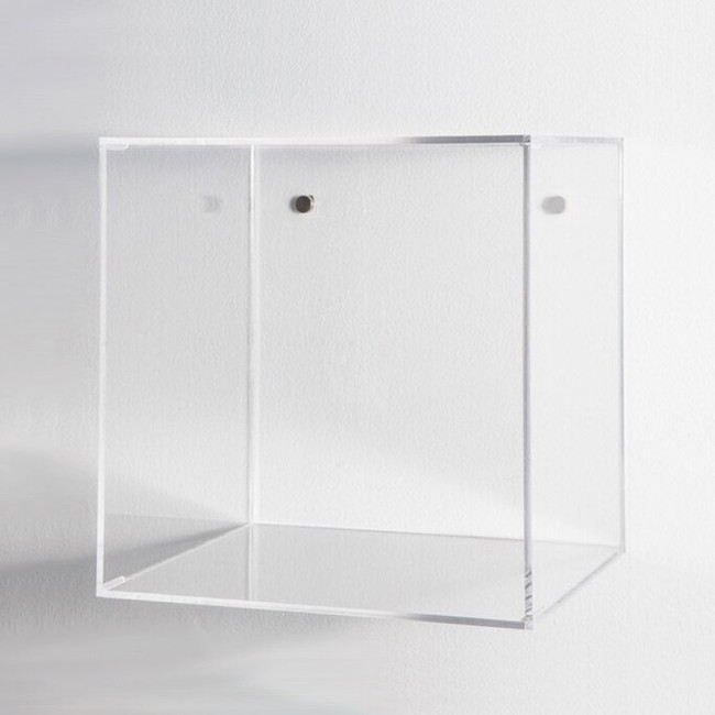 acrylic wall storage cubes for kids rooms clear color lucite easy to hang