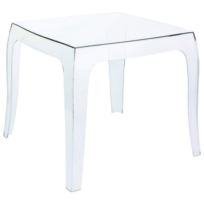 kids modern plastic lucite clear square play table