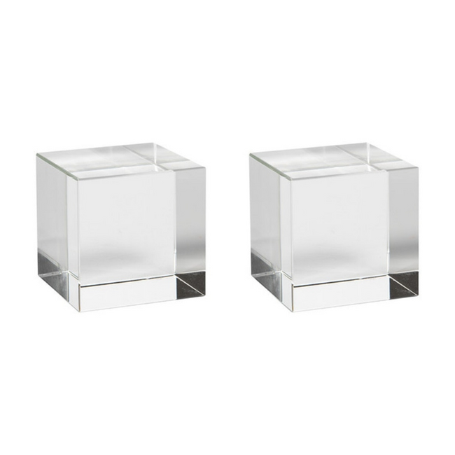 Grey and Clear Crystal Modern Tic Tac Toe