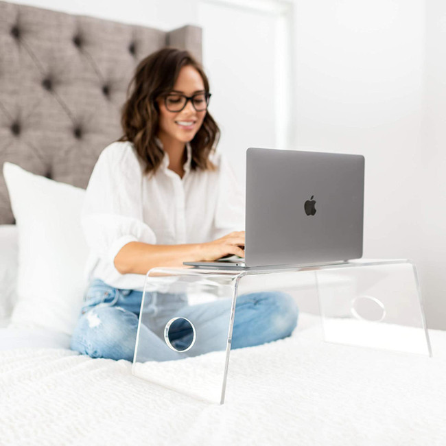 acrylic laptop desk for bed