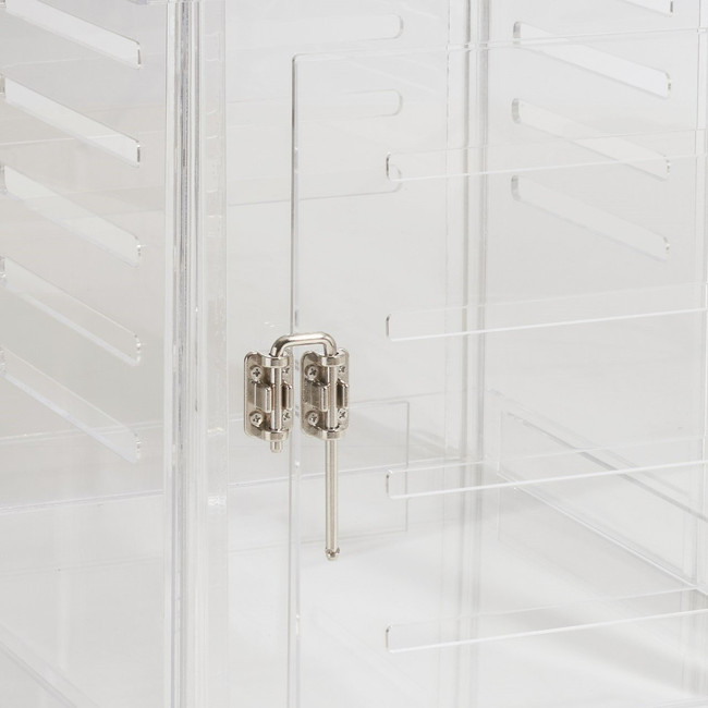 Lucite Pet Crate to Gate, Large Hiddin lucite acrylic furniture kennel