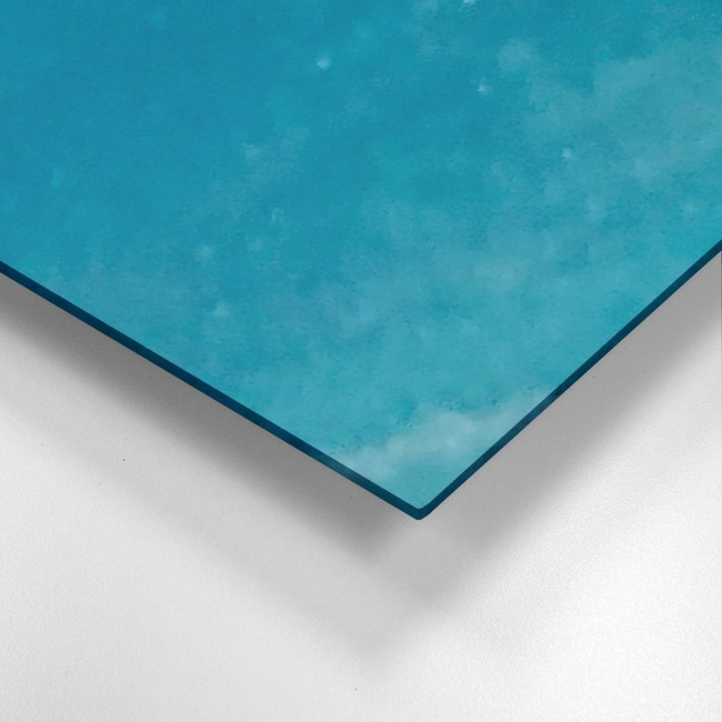 Abstract Blue Water on Acrylic Wall Art (sailing to paradise