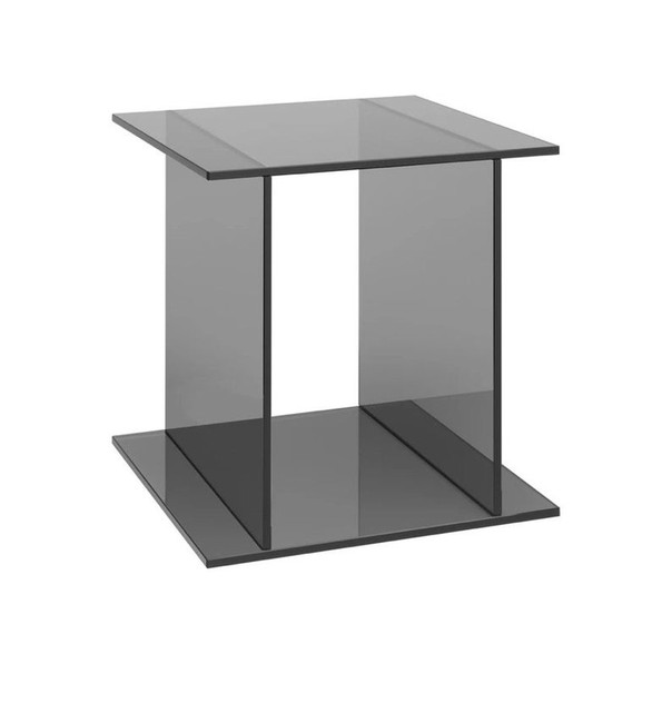 Modern T Transparent Color Side Table, Color Options blue black lucite acrylic end accent nightstand