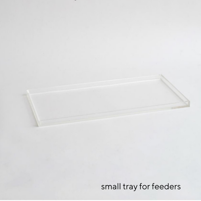 Clear Acrylic Overflow Tray by Hiddin,  Options