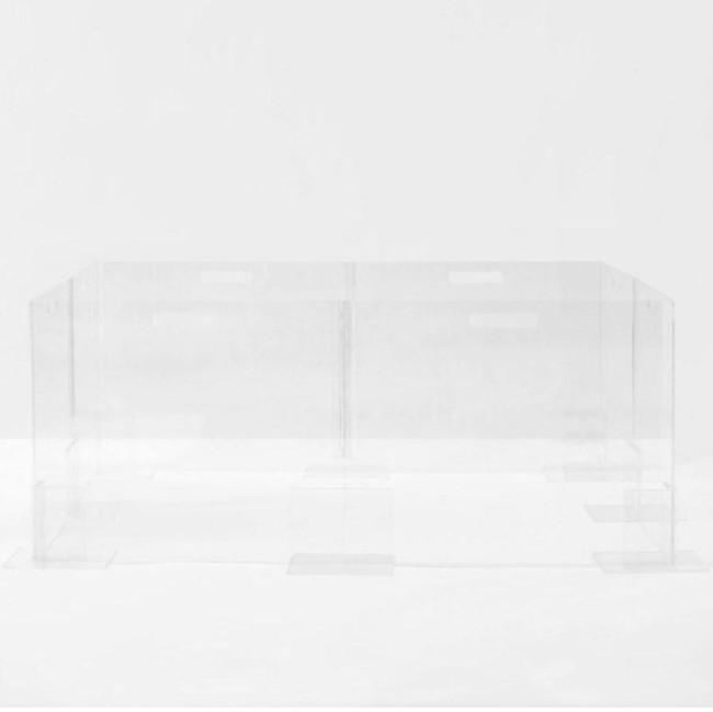Tall Clear View Pet Playpen kennel dog lucite acrylic modern