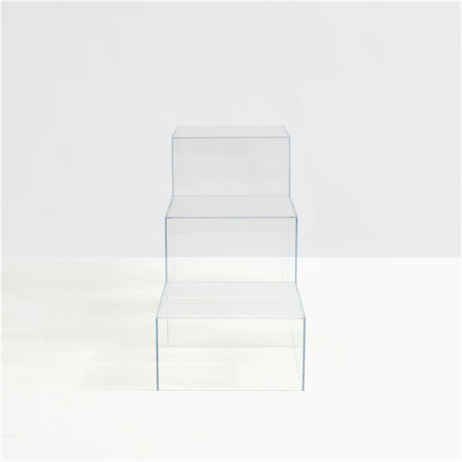 Clear Acrylic Pet Stepping Cube Set, by Hiddin
