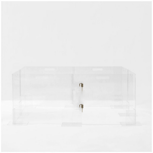 Tall Clear View Pet Playpen kennel dog lucite acrylic modern