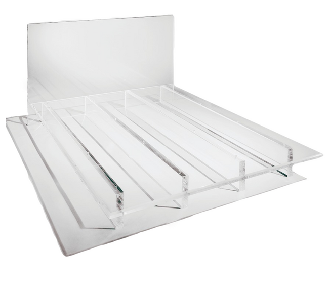 Custom Lucite Floating Platform Bed, Options
