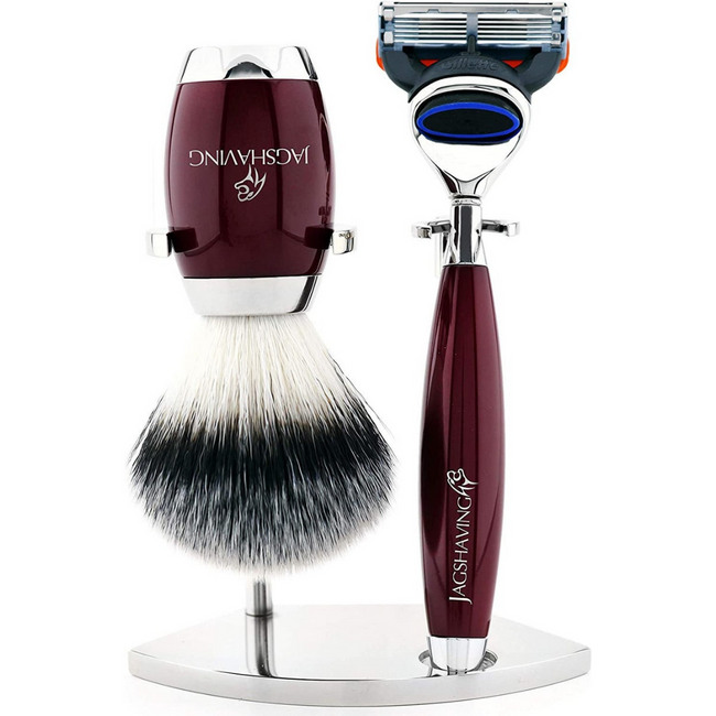 Color Resin Modern Men's Grooming Shaving Kit